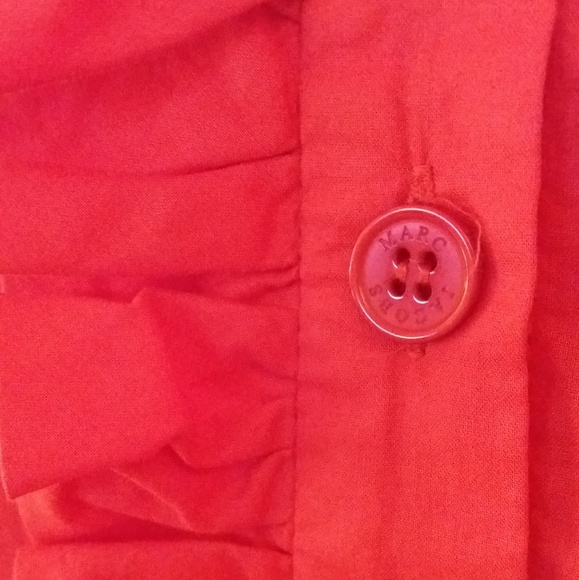 Marc Jacobs Red Ruffle Mini Dress - Picture 4 of 4